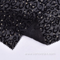 Polyester Foil Printed Knit Velvet Flock Mesh Fabric